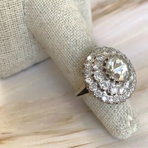 Antique Rose Cut Diamond Ring